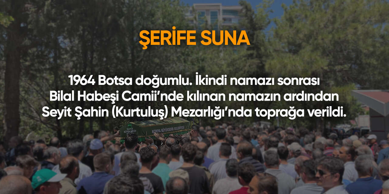 Konya'da bugün vefat edenler | 3 Ekim 2026 4